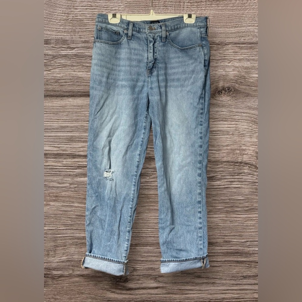 J. Crew Relaxed Cropped Boyfriend Jeans SZ 28